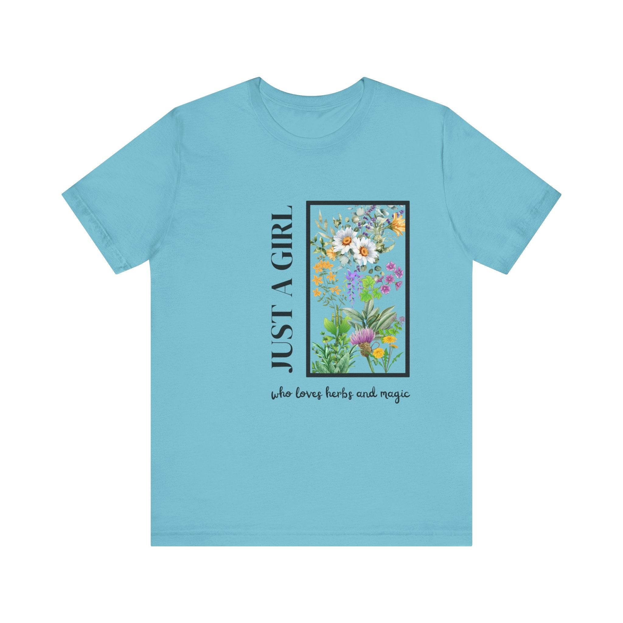 Just a Girl Herbal Graphic Tee - FitLife - WellnessOasis