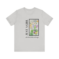 Just a Girl Herbal Graphic Tee - FitLife - WellnessOasis