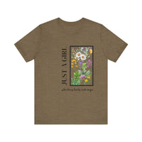 Just a Girl Herbal Graphic Tee - FitLife - WellnessOasis