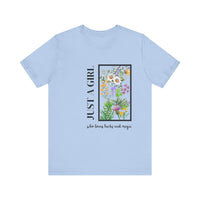 Just a Girl Herbal Graphic Tee - FitLife - WellnessOasis