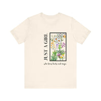 Just a Girl Herbal Graphic Tee - FitLife - WellnessOasis