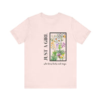 Just a Girl Herbal Graphic Tee - FitLife - WellnessOasis