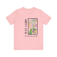 Just a Girl Herbal Graphic Tee - FitLife - WellnessOasis