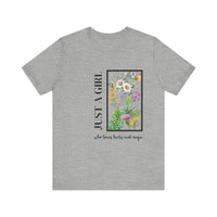 Just a Girl Herbal Graphic Tee - FitLife - WellnessOasis
