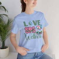 Love Spa Wellness Tee - FitLife - WellnessOasis