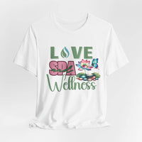 Love Spa Wellness Tee - FitLife - WellnessOasis