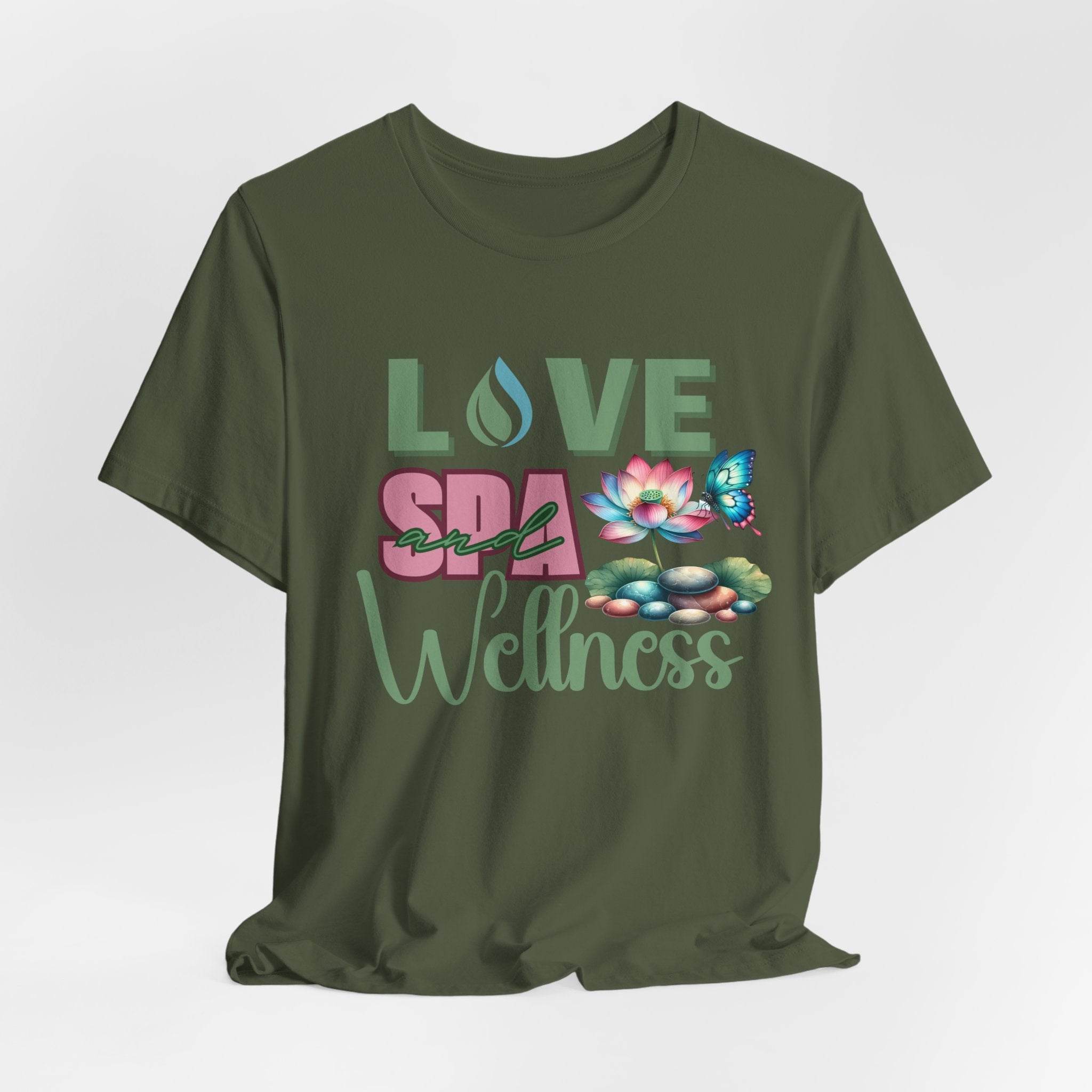 Love Spa Wellness Tee - FitLife - WellnessOasis