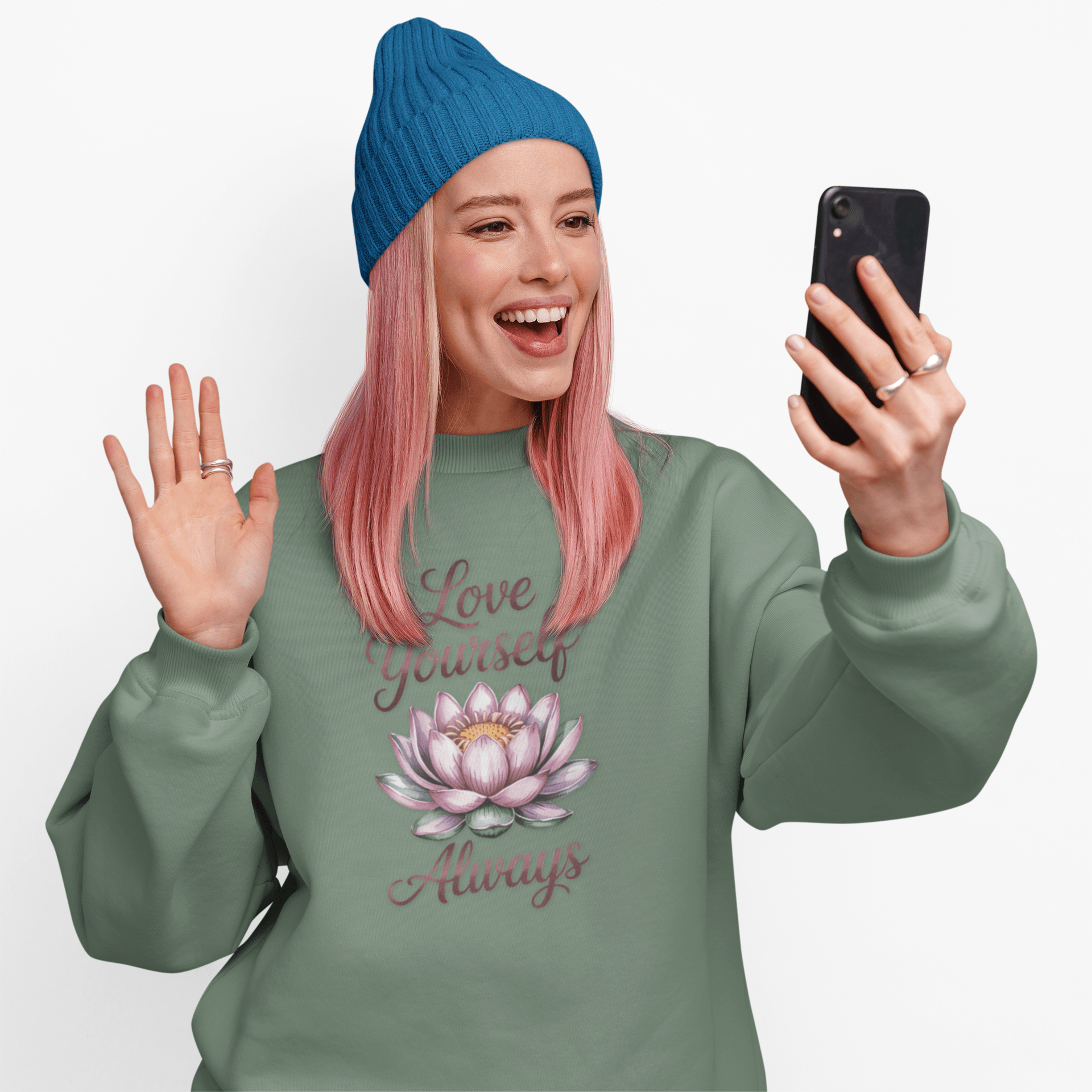 Love Yourself Always Sweatshirt - FitLife - WellnessOasis