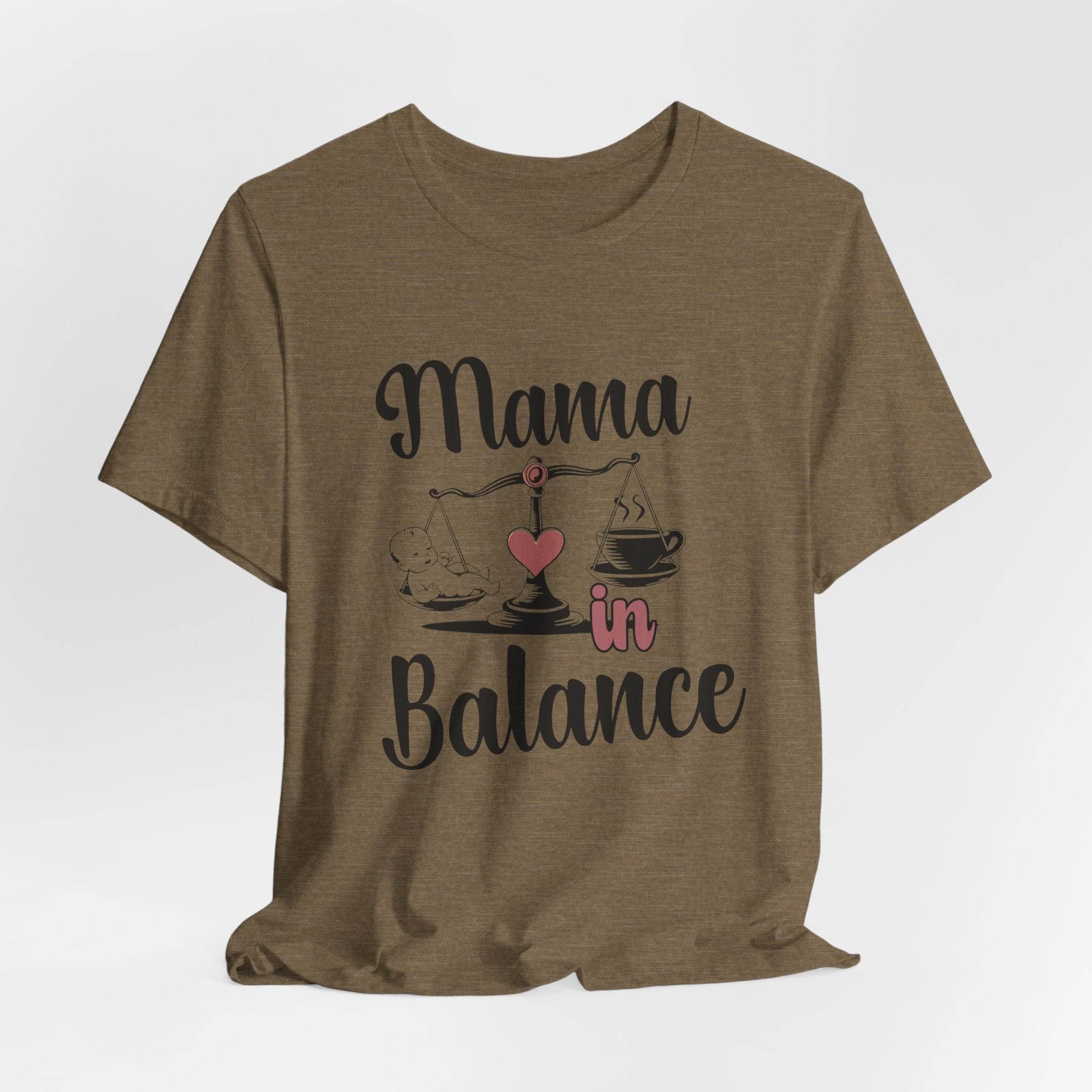 Mama in Balance T-Shirt – Stylish Comfort for Mindful Moms - FitLife - WellnessOasis