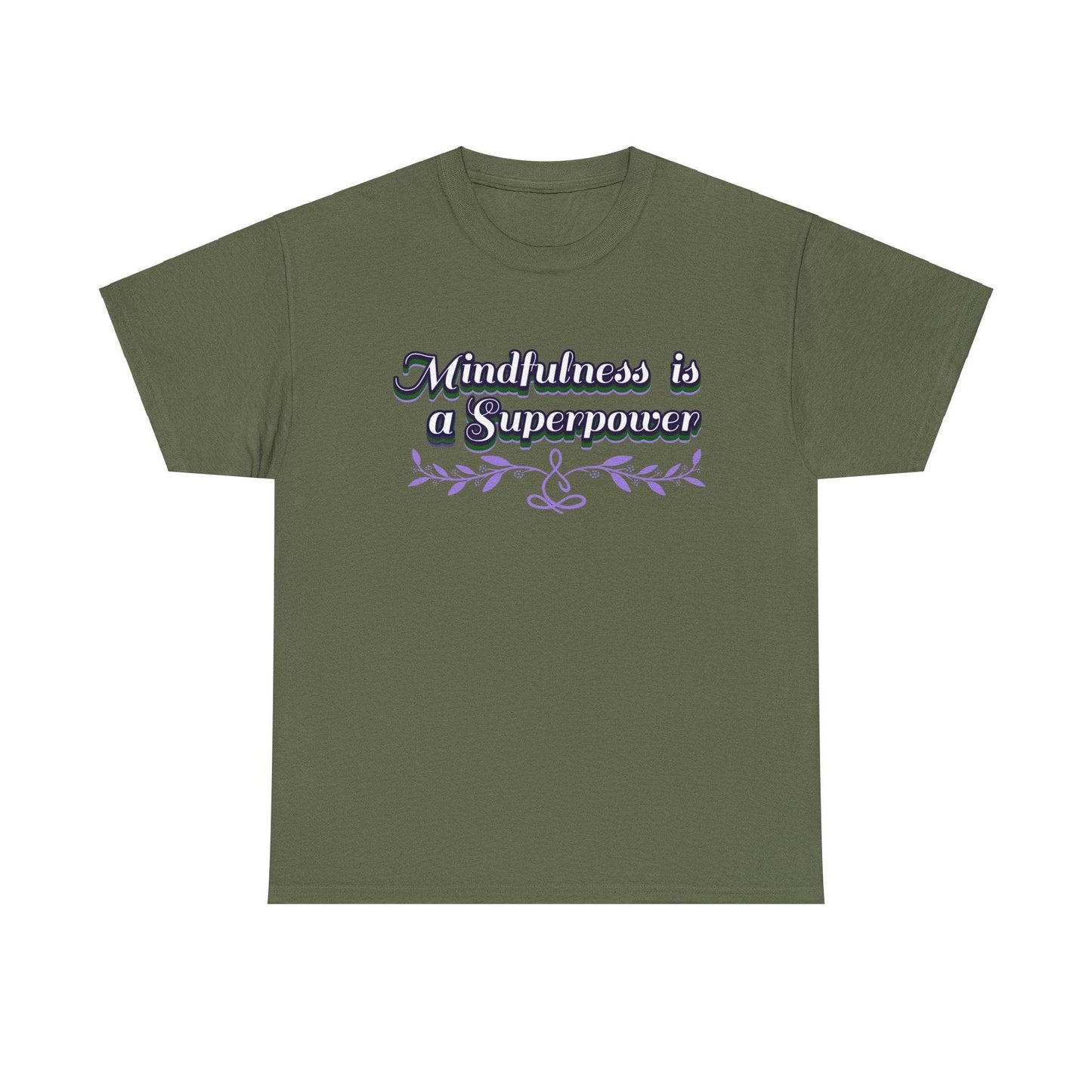 Mindfulness Superpower Tee - FitLife - WellnessOasis