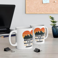 Mug - Wellness Journey Quote - FitLife - WellnessOasis