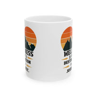 Mug - Wellness Journey Quote - FitLife - WellnessOasis