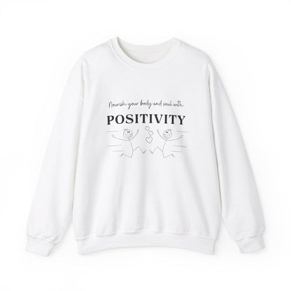 Nourish Positivity Sweatshirt - FitLife - WellnessOasis
