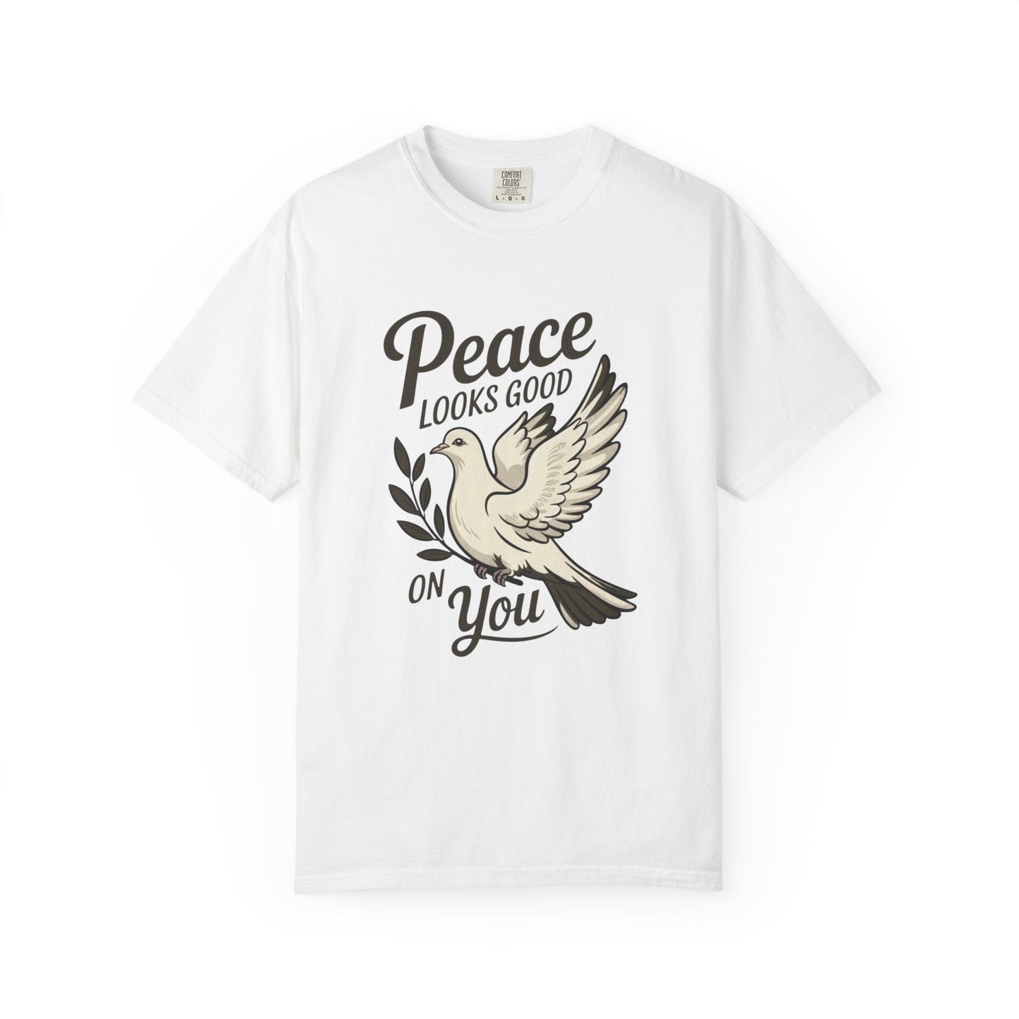 Peace Looks Good on You T-Shirt – Positive Vibes Tee - FitLife - WellnessOasis