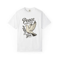 Peace Looks Good on You T-Shirt – Positive Vibes Tee - FitLife - WellnessOasis