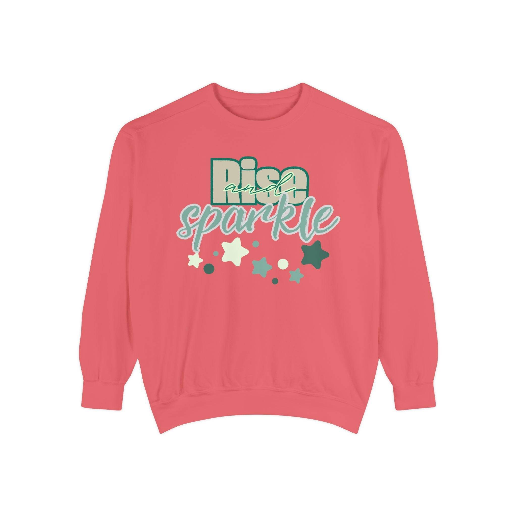 Rise and Sparkle Sweatshirt - FitLife - WellnessOasis