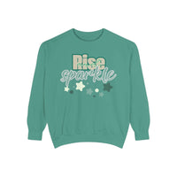 Rise and Sparkle Sweatshirt - FitLife - WellnessOasis