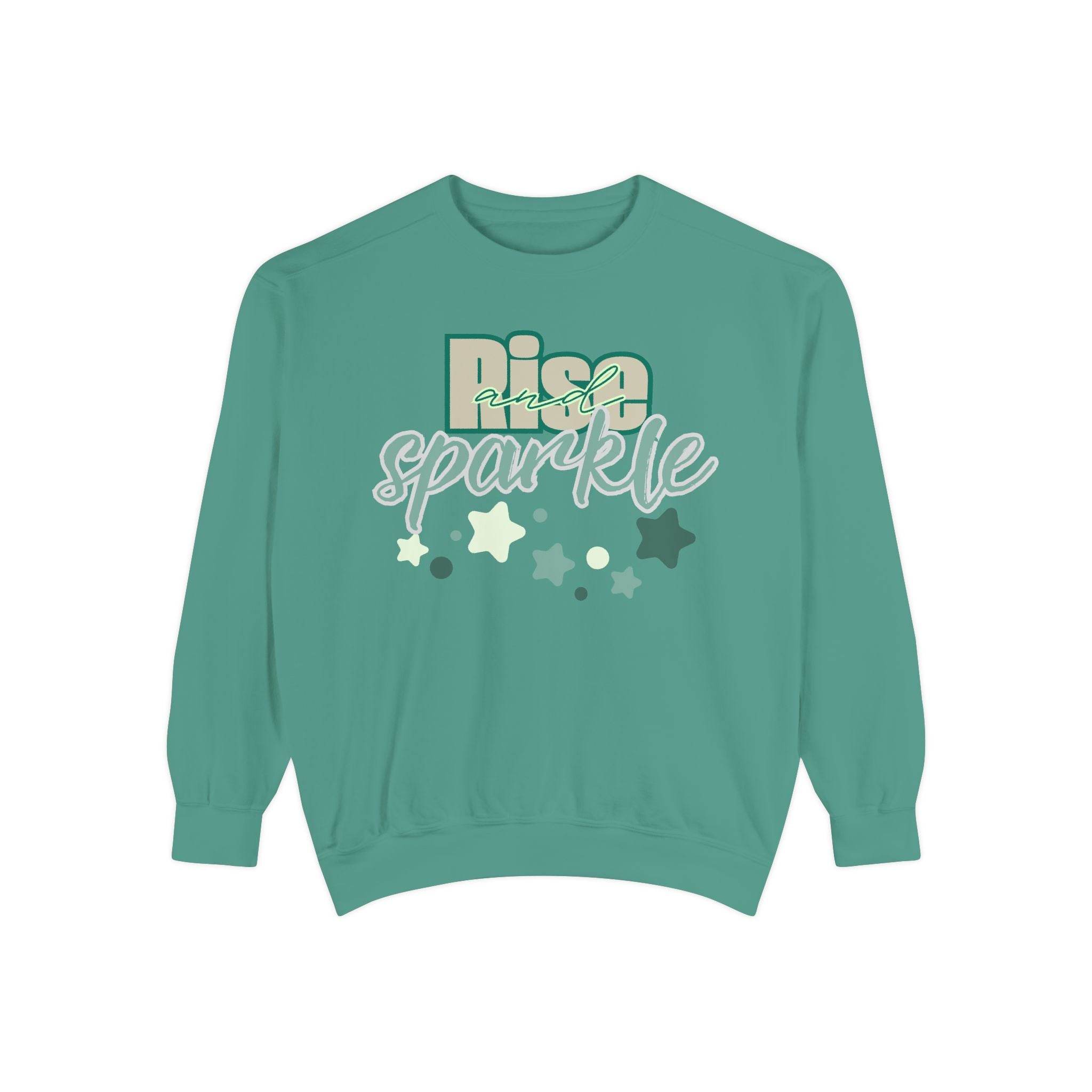 Rise and Sparkle Sweatshirt - FitLife - WellnessOasis