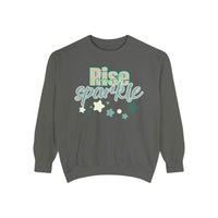 Rise and Sparkle Sweatshirt - FitLife - WellnessOasis