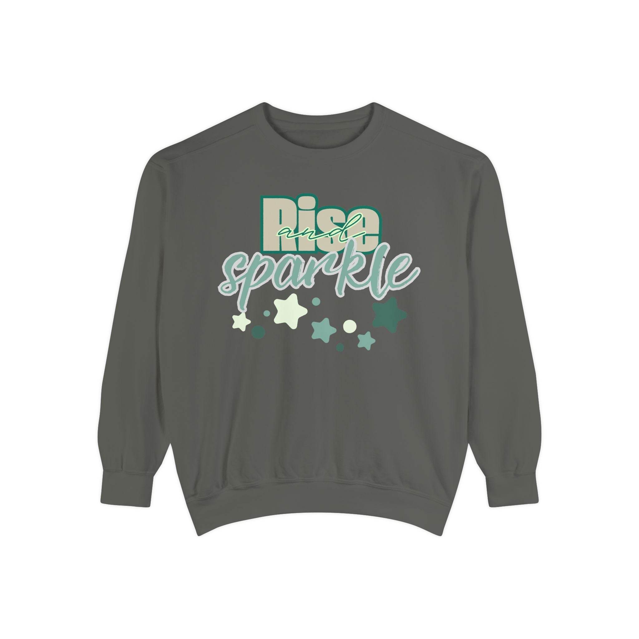 Rise and Sparkle Sweatshirt - FitLife - WellnessOasis