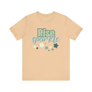 Rise and Sparkle T-shirt - FitLife - WellnessOasis