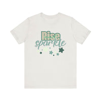 Rise and Sparkle T-shirt - FitLife - WellnessOasis