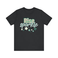 Rise and Sparkle T-shirt - FitLife - WellnessOasis
