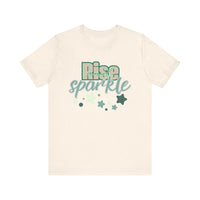 Rise and Sparkle T-shirt - FitLife - WellnessOasis