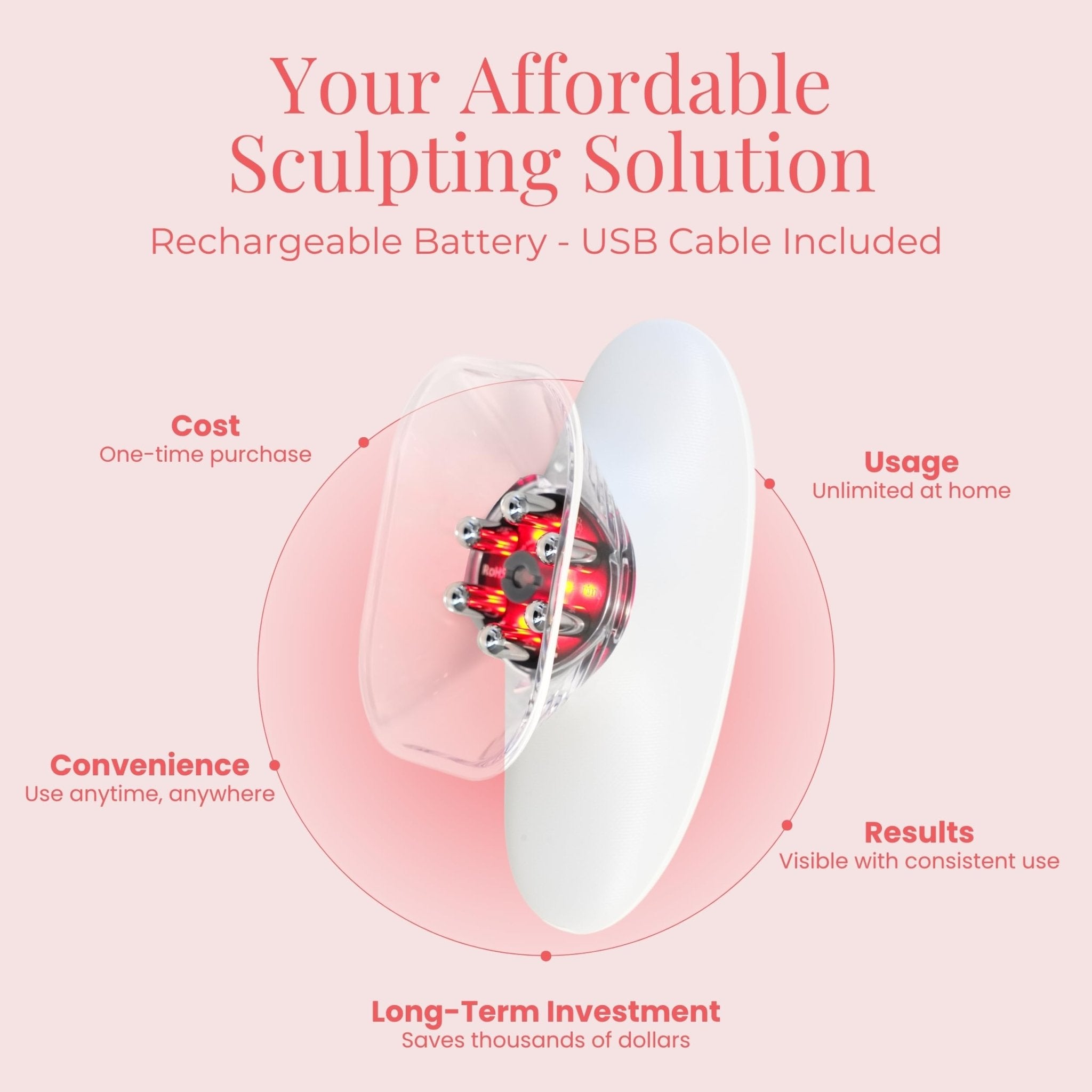 SculpTrimly 3-in-1 Adjustable Body Sculpting Machine-Cellulite Remover for Legs