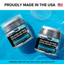 SimplyVital Collagen, Retinol & Hyaluronic Acid Cream - Anti - Aging Face Moisturizer for Face, Firming Skin Care Neck & Décolleté - Made in USA, Daily Moisturizer Face Cream Day & Night - 1.7 fl.oz. - FitLife - WellnessOasis