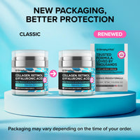 SimplyVital Collagen, Retinol & Hyaluronic Acid Cream - Anti - Aging Face Moisturizer for Face, Firming Skin Care Neck & Décolleté - Made in USA, Daily Moisturizer Face Cream Day & Night - 1.7 fl.oz. - FitLife - WellnessOasis