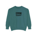 Strong Woman Sweatshirt - FitLife - WellnessOasis