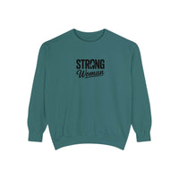 Strong Woman Sweatshirt - FitLife - WellnessOasis