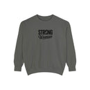 Strong Woman Sweatshirt - FitLife - WellnessOasis