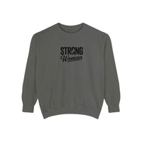 Strong Woman Sweatshirt - FitLife - WellnessOasis