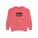 Strong Woman Sweatshirt - FitLife - WellnessOasis