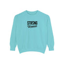 Strong Woman Sweatshirt - FitLife - WellnessOasis