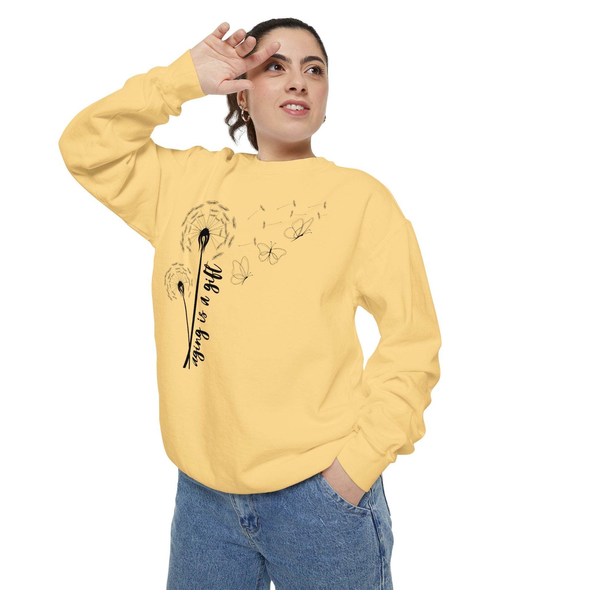 Sweatshirt Aging is a Gift - FitLife - WellnessOasis