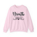 Sweatshirt Breathe in Wellness exhale stress - FitLife - WellnessOasis