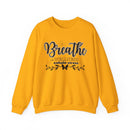 Sweatshirt Breathe in Wellness exhale stress - FitLife - WellnessOasis