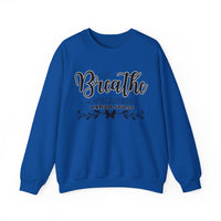 Sweatshirt Breathe in Wellness exhale stress - FitLife - WellnessOasis