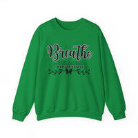 Sweatshirt Breathe in Wellness exhale stress - FitLife - WellnessOasis