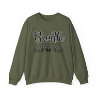 Sweatshirt Breathe in Wellness exhale stress - FitLife - WellnessOasis