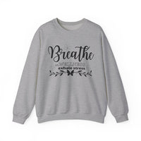 Sweatshirt Breathe in Wellness exhale stress - FitLife - WellnessOasis