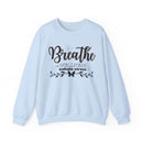 Sweatshirt Breathe in Wellness exhale stress - FitLife - WellnessOasis