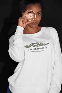 Sweatshirt - Follow with Grace - FitLife - WellnessOasis