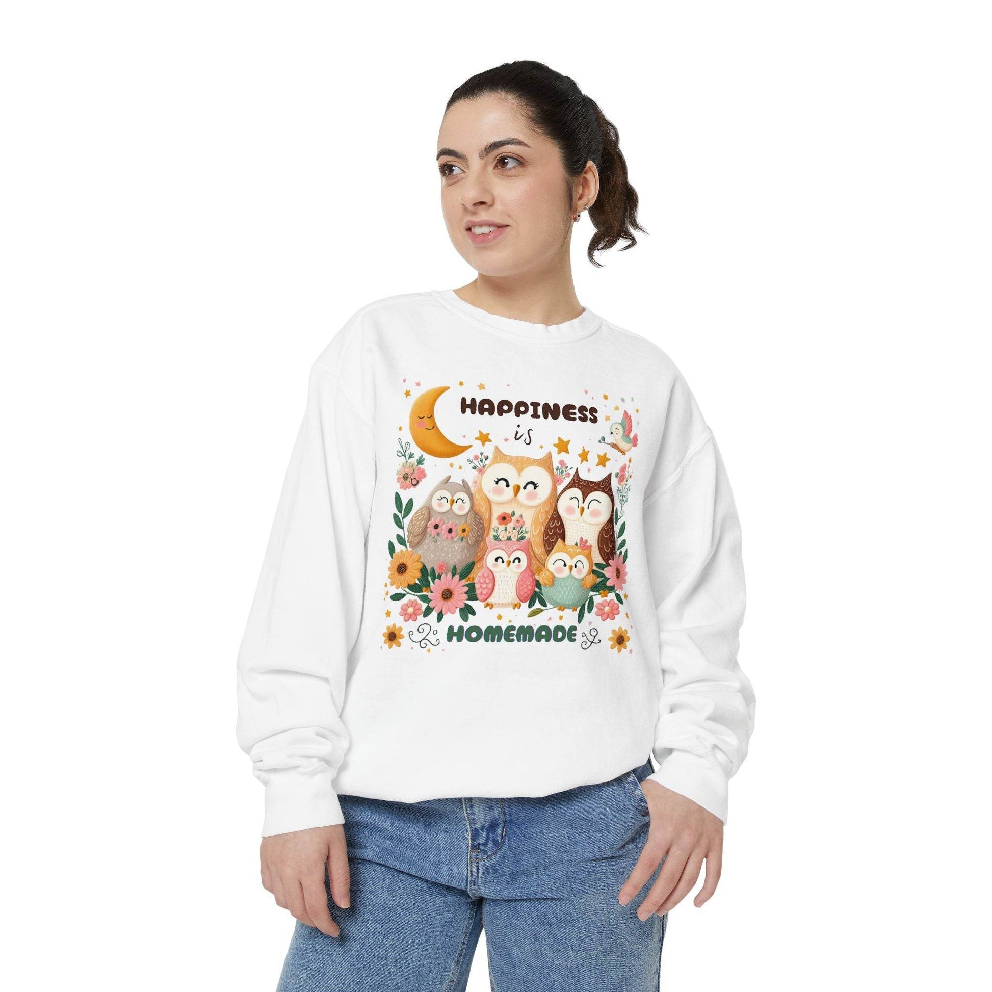 Sweatshirt Happiness is Homemade - FitLife - WellnessOasis
