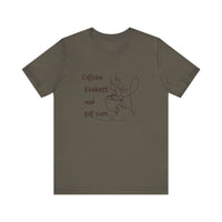 T-Shirt Caffeine kindness and self - care - FitLife - WellnessOasis