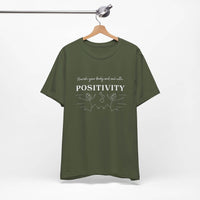 T-Shirt Nourish Your Body and Soul with Positivity - FitLife - WellnessOasis