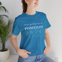 T-Shirt Nourish Your Body and Soul with Positivity - FitLife - WellnessOasis